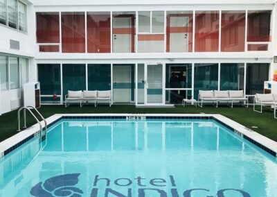 Custom Logo pool tiling services Perth swimming pool tiles