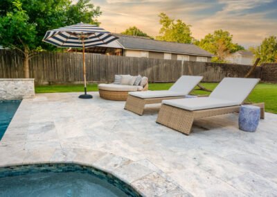 Travertine Wet Deck Perth